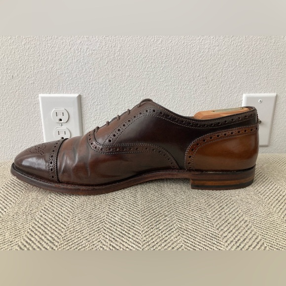13D Alden 9084 Cigar Shell Cordovan Medallion Tip Bal Horween USA